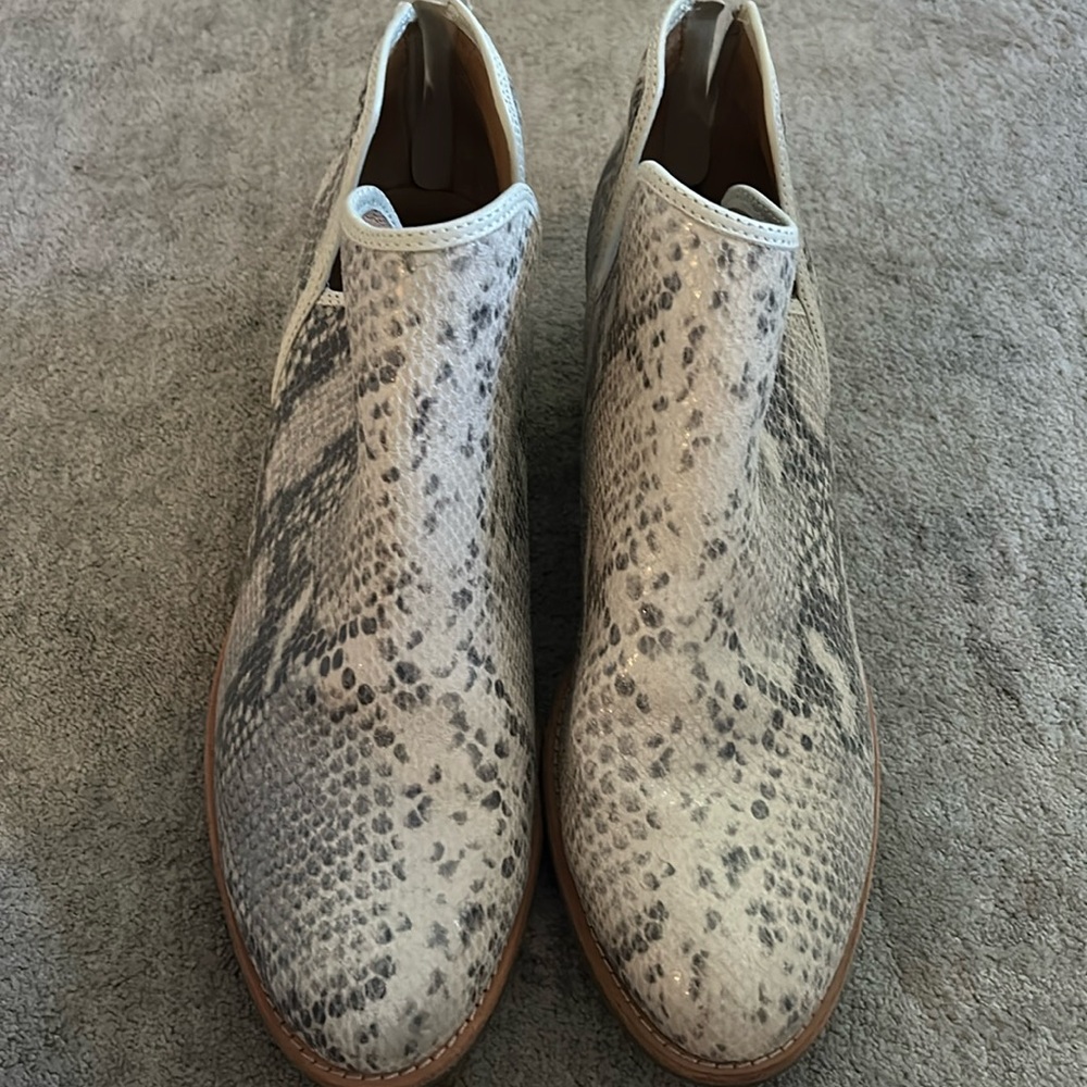 Snakeskin Ankle Boots